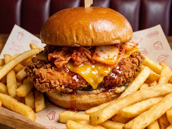 KFC Sandwich — Skybox Taphouse Waikiki