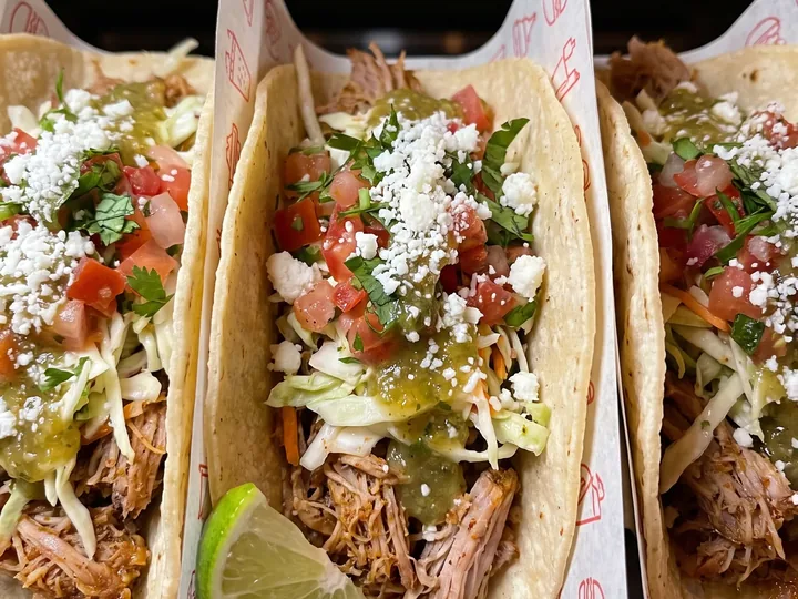 Pork Tacos (3 pcs) — Skybox Taphouse Waikiki
